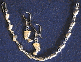 Silver Bracelet Nefertiti Set 