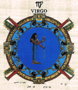 VIRGO Zodiac Papyrus